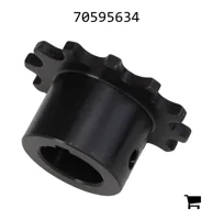 AGCO 70595634 Звездочка соединительной муфты, 12 зубьев