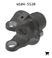 AGCO W104-5520 Вилка предохранительной муфты с шариковым сдвижным механизмом, серия 55