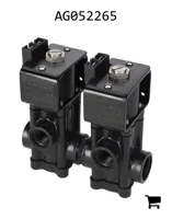 AGCO AG052265 Двухпозиционный электромагнитный клапан, 2-секционный, 144 A
