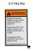 AGCO 3777017M2 Декаль