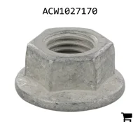 AGCO ACW1027170 Шестигранная гайка с фланцем и фиксатором