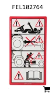 AGCO FEL102764 Декаль