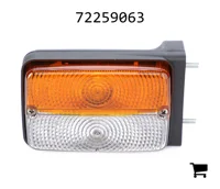AGCO 72259063 Указатель поворота и габаритный фонарь передний правый в сборе с лампами 12V 5W и 12V 21W