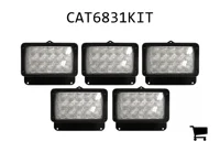 AGCO CAT6831KIT Комплект светодиодных фар Bridgelux с широким лучом, устанавливаемых на решетку, 3500 люмен