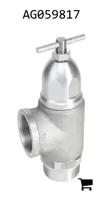 AGCO AG059817 Алюминиевый клапан сброса давления, 1-1/2", 150 PSI
