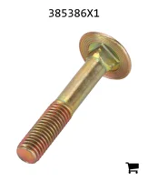 AGCO 385386X1 Болт каретный с круглой головкой и квадратным подголовком