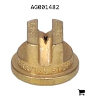AGCO AG001482 Двухфакельная форсунка TeeJet с плоским распылом, 150⁰, латунь, размер 09