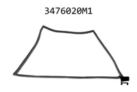 AGCO 3476020M1 Сальник левый