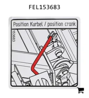 AGCO FEL153683 Декаль