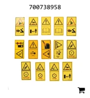 AGCO 700738958 Комплект наклеек