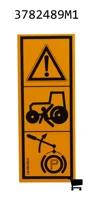 AGCO 3782489M1 Декаль