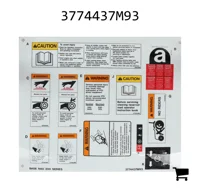 AGCO 3774437M93 Декаль