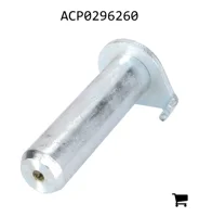 AGCO ACP0296260 Палец фронтального погрузчика, диаметр 35 мм, длина 127 мм