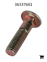 AGCO 363376X1 Болт каретный с круглой головкой и квадратным подголовком