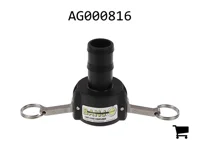 AGCO AG000816 Соединительная муфта 1-1/2" с внутренней резьбой и хвостовиком для шланга 1-1/2"