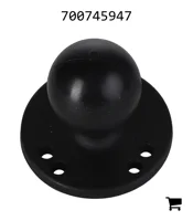 AGCO 700745947 Шаровой адаптер RAM® с круглой пластиной и резьбовой шпилькой 1/4"