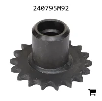 AGCO 240795M92 Звездочка привода шнека в сборе, 18 зубьев, шаг 5/8"