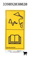 AGCO 339892030020 Предупреждающий знак