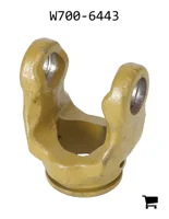 AGCO W700-6443 Вилка карданного вала с отверстием под штифт, серия AB4