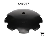 AGCO SN1967 Вогнутый диск для подсолнечника, 22" X 7 Gauge
