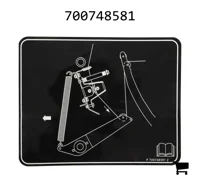 AGCO 700748581 Информационная наклейка