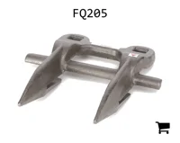 AGCO FQ205 Двойной кованый защитный кожух серпа с карбонитрированием