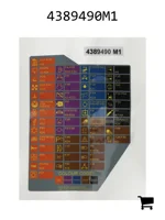 AGCO 4389490M1 Декаль