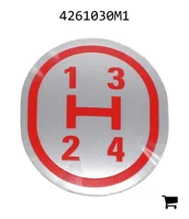 AGCO 4261030M1 Наклейка основной панели управления