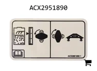AGCO ACX2951890 Декаль