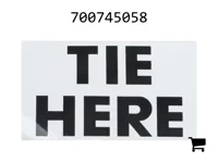 AGCO 700745058 Информационная наклейка