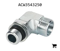 AGCO ACW3543250 Угловой фитинг
