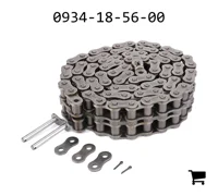 AGCO 0934-18-56-00 Роликовая цепь 16B (Европейский стандарт), 79 звеньев, со шплинтованным смещением