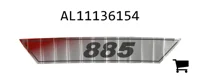 AGCO AL11136154 Наклейка модели, левая
