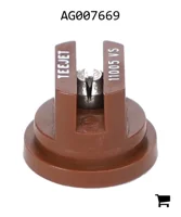 AGCO AG007669 Наконечник распылителя Visiflo, плоская струя, нержавеющая сталь, размер 05, 110°