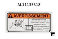 AGCO AL11135318 Декаль