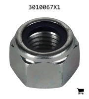 AGCO 3010067X1 Стопорная шестигранная гайка с нейлоновой вставкой
