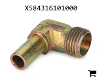 AGCO X584316101000 Регулируемый корпус соединения с резьбой