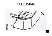 AGCO FEL135848 Наклейка