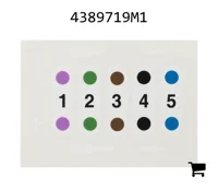 AGCO 4389719M1 Наклейка гидравлического управления