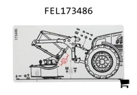 AGCO FEL173486 Декаль