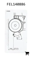 AGCO FEL140886 Декаль