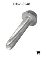 AGCO CH6V-8548 Болт с шестигранной головкой и фланцем