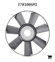 AGCO 3781006M1 Лопасть вентилятора, 7 лопастей
