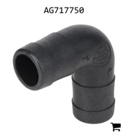 AGCO AG717750 Штуцер коленчатый Pentair Hypro для шланга, полимерный, 2" x 2"