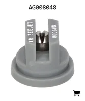 AGCO AG008048 Распылитель плоскоструйный TeeJet с увеличенным диапазоном, 80°, размер 06, нержавеющая сталь с цветовой кодировкой VisiFlo