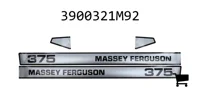AGCO 3900321M92 Комплект наклеек Massey Ferguson 375