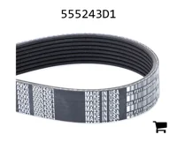 AGCO 555243D1 Поликлиновой ремень, профиль PK8