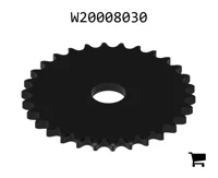 AGCO W20008030 Звездочка X-серии для цепи с шагом 80