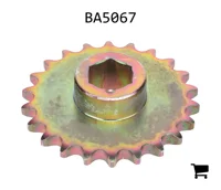 AGCO BA5067 Звездочка, #40, шестигранник 7/8", 22 зуба