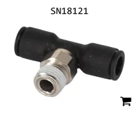 AGCO SN18121 Штуцер тройник поворотный